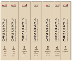 Corpus Juris Civilis (nouvelle traduction de D. Gaurier)