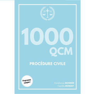 1000 QCM - Procédure Civile (CRFPA)