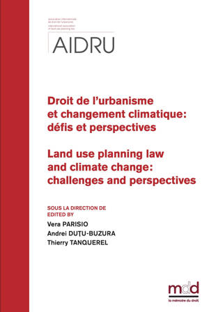AIDRU, Droit de l'urbanisme et changement climatique (2024/2025)