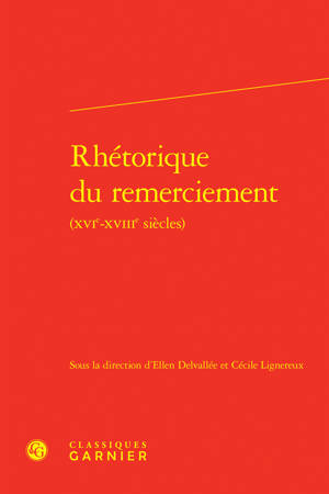 Rhétorique du remerciement