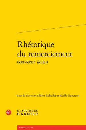 Rhétorique du remerciement
