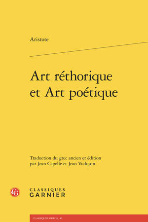 Art réthorique et Art poétique