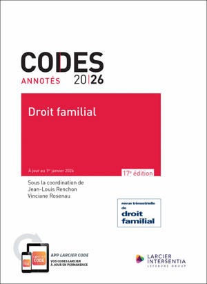 Code annoté - Droit familial 2026 - À jour au 1er janvier 2026