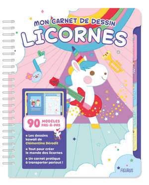 Licornes - 90 modèles en pas-à-pas