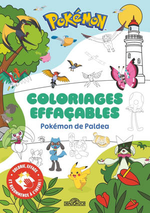 Pokémon de Paldea - Coloriages effaçables