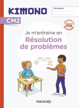 Kimono CM2 : Résolution de problèmes (2026) - Cahier de l'élève