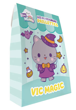 Mini créas Vic Magic (5 cartes à pailleter)