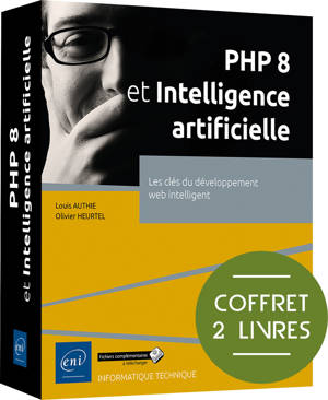 PHP 8 et Intelligence artificielle - Coffret de 2 livres : Les clés du développement web intelligent