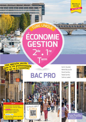 Economie-Gestion - 2de/1re/Term - Bac Pro (détachable) - éd. 2026