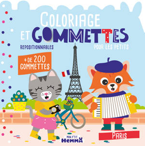 Mon P'tit Hemma - Coloriage et gommettes pour les petits - Paris - + de 200 gommettes repositionnables