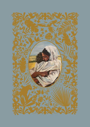 Lot de 25 images en dorure médaillon "Jésus mon ami version 1"