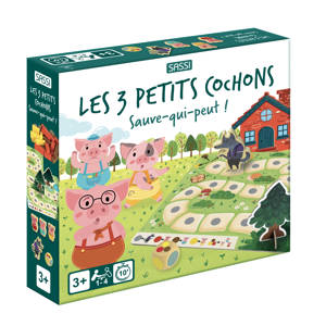 Mes premiers jeux de société. Les trois petits cochons. Sauve-qui-peut ! - nouvelle édition 2026