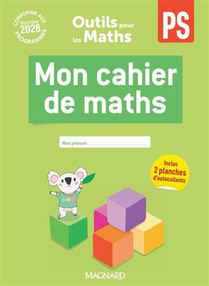 Outils pour les Maths PS (2026) - Cahier