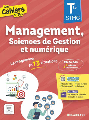 Cahiers STMG - Management, Sciences de Gestion et Numérique (MSGN) Tle STMG (2026) - Pochette élève