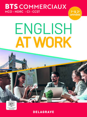 English at work - Anglais BTS commerciaux (MCO, NDRC, CI, CCST) 1re et 2e années (2026) - Pochette élève