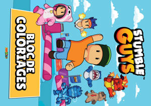 Stumble Guys - Bloc de coloriage