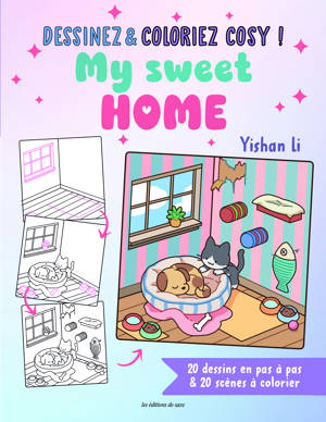 Dessinez & coloriez cosy : My sweet home cosy