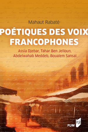 Poétiques des voix francophones