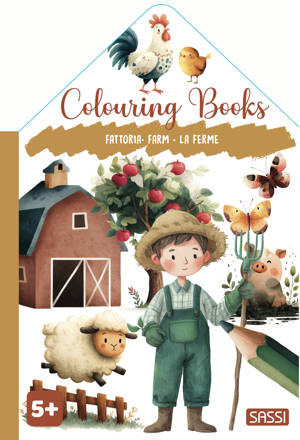 Colouring books. La ferme