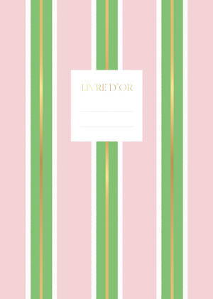 Livre d'or - Rose et Vert