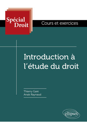 Introduction à l'étude du droit