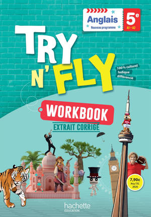 Try n' Fly Workbook Anglais 5e - Cahier élève - Ed. 2026