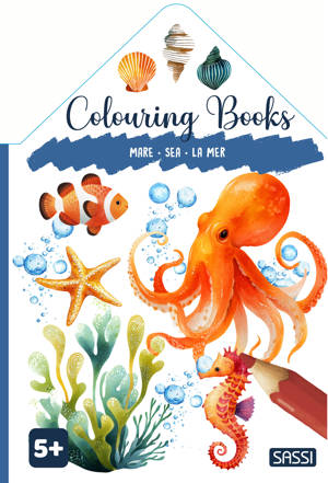 Colouring books. La mer