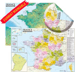 France Carte Physique Et Administrative