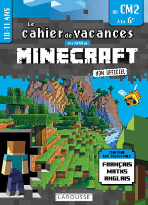 Fans de Minecraft &co - Cahier de vacances du CM2 à la 6e