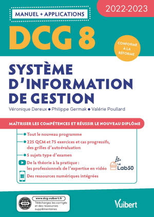 DCG 8 - Systèmes d'information de gestion : Manuel et Applications