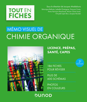 Mémo visuel de chimie organique - 3e éd.