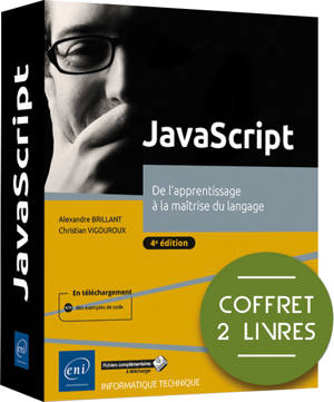 JavaScript - Coffret de 2 livres : De l'apprentissage à la maîtrise du langage (4e édition)