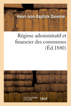Régime administratif et financier des communes