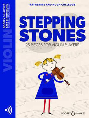 HUGH COLLEDGE  : STEPPING STONES - VIOLON - RECUEIL + ENREGISTREMENT(S) EN LIGNE