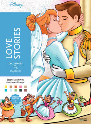 Coloriages mystères Disney - Love Stories