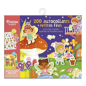 MA POCHETTE D'ARTISTE - 200 AUTOCOLLANTS BRILLANTS PETITES FÉES