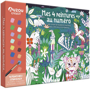 MON COFFRET D'ARTISTE - MES 4 PEINTURES AU NUMÉRO