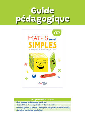 Maths super simples - CE2 - 2023 - Guide pédagogique