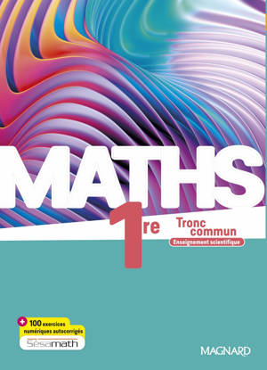 Maths 1re Enseignement scientifique (2023) - Manuel élève