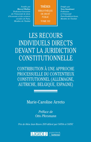 Les recours individuels directs devant la juridiction constitutionnelle