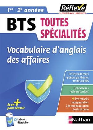 Mémo BTS - Vocabulaire d'anglais des affaires - Toutes spécialités - Réflexe - Tome 44