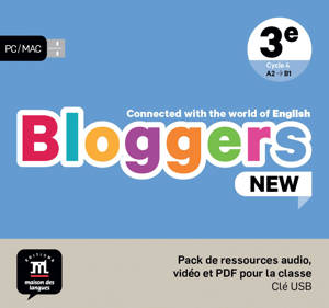 Bloggers NEW 3e - pack de ressource audio, vidéo et PDF pour la classe