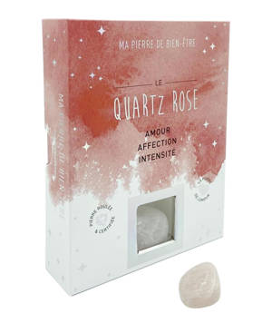 Ma pierre de bien-être - Le quartz rose (coffret)