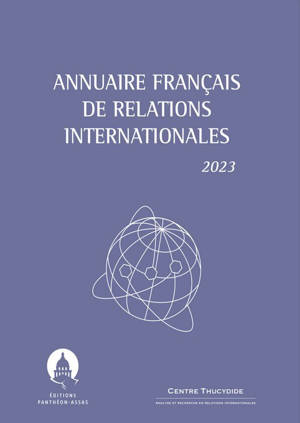 Annuaire français de relations internationales 2023