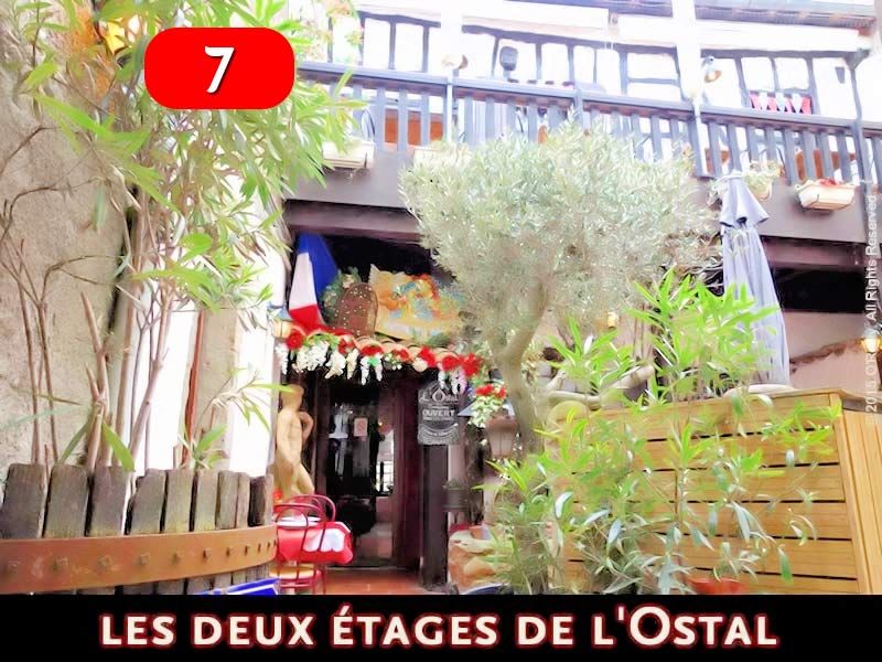 Deux étages de l'Ostal