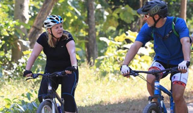 Randonnée VTT en couple