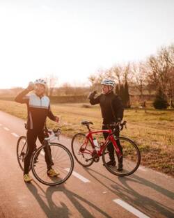 Sortie vélo route