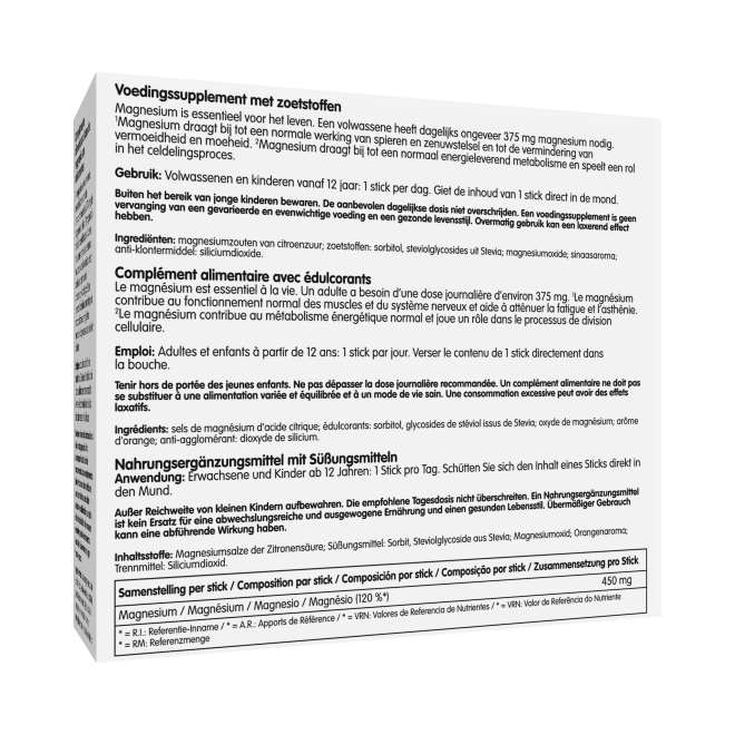 Magnesium forte sticks