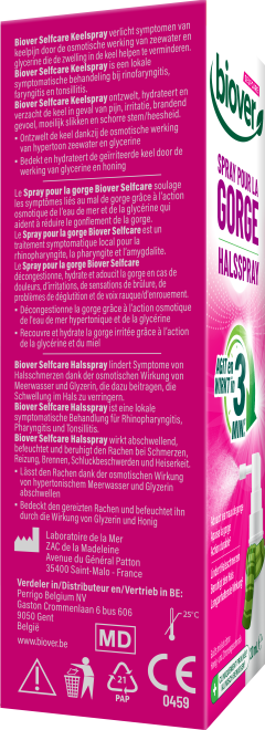 Biover Selfcar Keel spray Verpakking Left