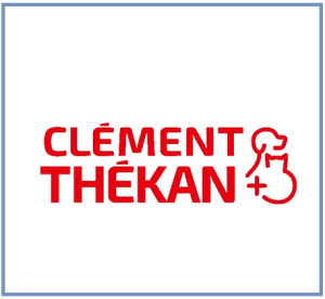 Logo Clément Thékan carré avec bordure